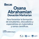 Becas Osana Abrahamian para estudiar Matemática